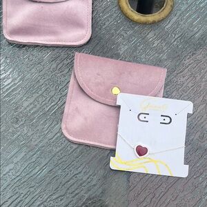 Pink Heart Necklace for Kids